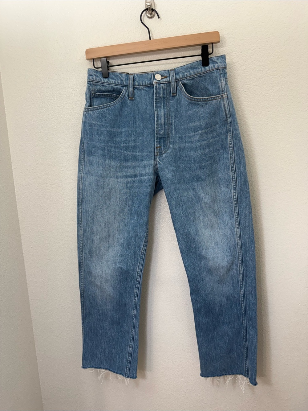 FRAME True Straight Leg Jeans Riverwalk Size 27